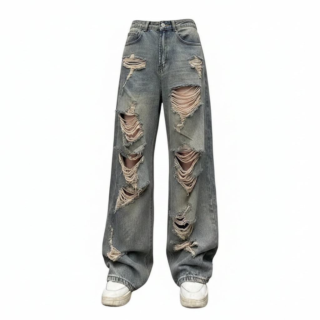 Jeans  Distressed Ripped Denim Pants