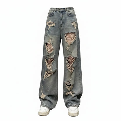 Jeans  Distressed Ripped Denim Pants