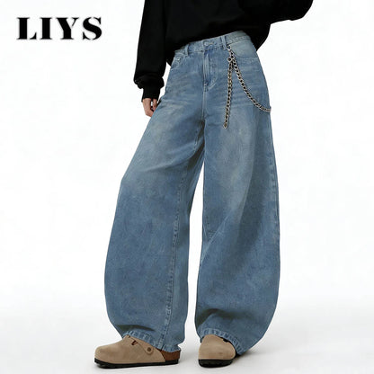 American Retro Baggy Wide Leg Jeans